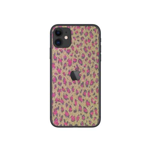 D88 – ScreenFilm™ Bling Series Back Skin – Phone (One Size Fits All) – Leopard Diamond – (This item will ship separately from another warehouse)