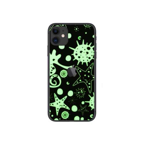 D108 – ScreenFilm™ Glow Series Back Skin – Phone (One Size Fits All) – Seafloor – (This item will ship separately from another warehouse)