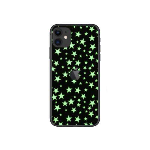 D107 – ScreenFilm™ Glow Series Back Skin – Phone (One Size Fits All) – Stars – (This item will ship separately from another warehouse)