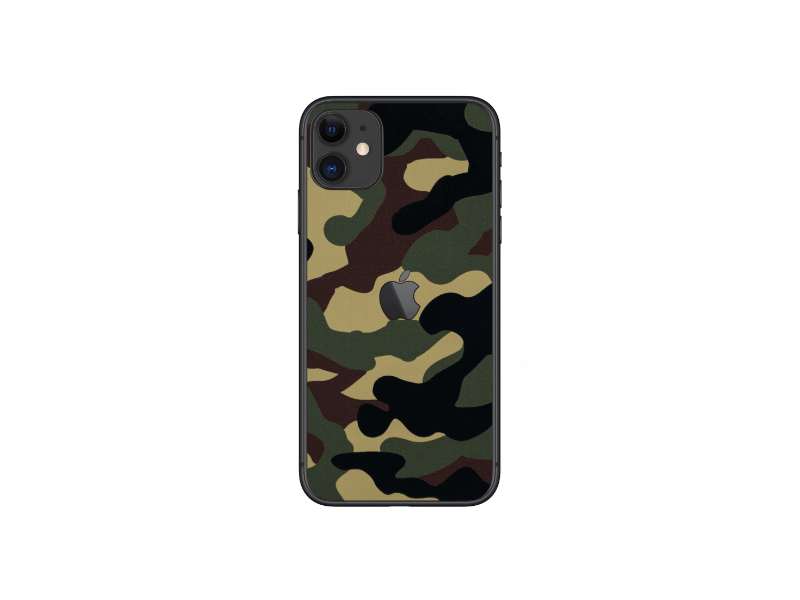 D79 – ScreenFilm™ Camo Series Back Skin – Phone (One Size Fits All) – Green Camo – (This item will ship separately from another warehouse)
