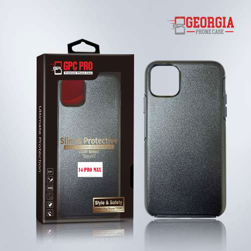 D8800 – Black Apple iPhone 14 (Pro Max) (6.7inch) Slim & Protective Custom Phone case Drop Proof Tested Light Series, Retail Box Packaged- GPC PRO