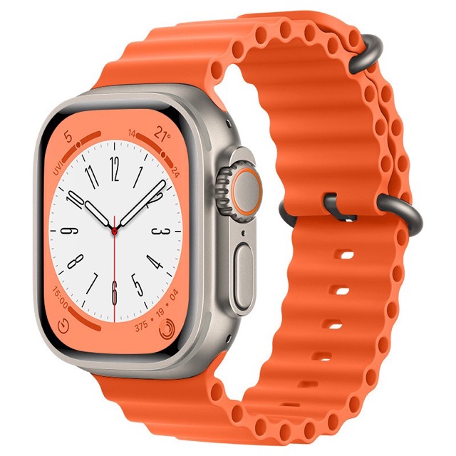 D267 Orange Ocean Strap For Apple Watch Band 38MM / 40MM / 41MM Correa Nylon Trail Loop bracelet iWatch Series S3 / S4 /S5 / S6 / S7 / S8 SE – Georgia Phone Case