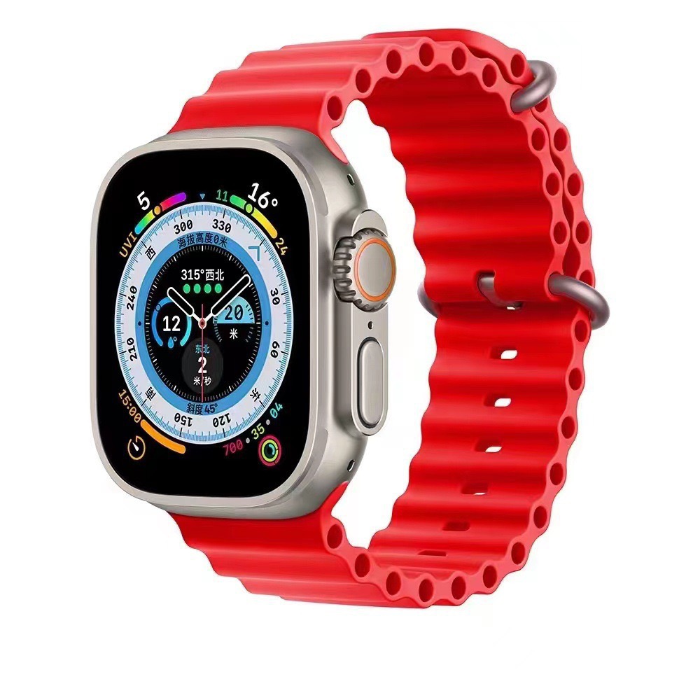 D265 Red Ocean Strap For Apple Watch Band 38MM / 40MM / 41MM Correa Nylon Trail Loop bracelet iWatch Series S3 / S4 /S5 / S6 / S7 / S8 SE – Georgia Phone Case