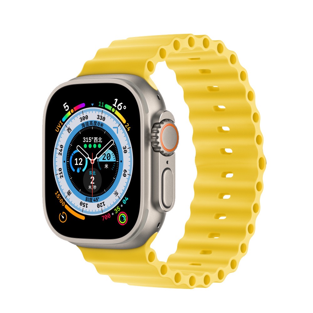D266 Yellow Ocean Strap For Apple Watch Band 38MM / 40MM / 41MM Correa Nylon Trail Loop bracelet iWatch Series S3 / S4 /S5 / S6 / S7 / S8 SE – Georgia Phone Case