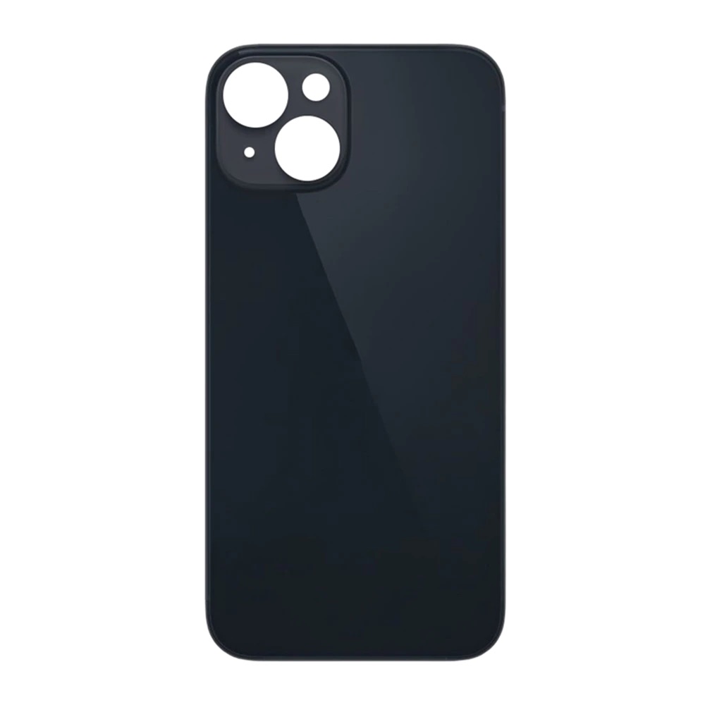 D1609 Black Big Hole Back Glass With Steel Plate(No Small Parts included) Compatible For iPhone 14– Georgia Phone Case