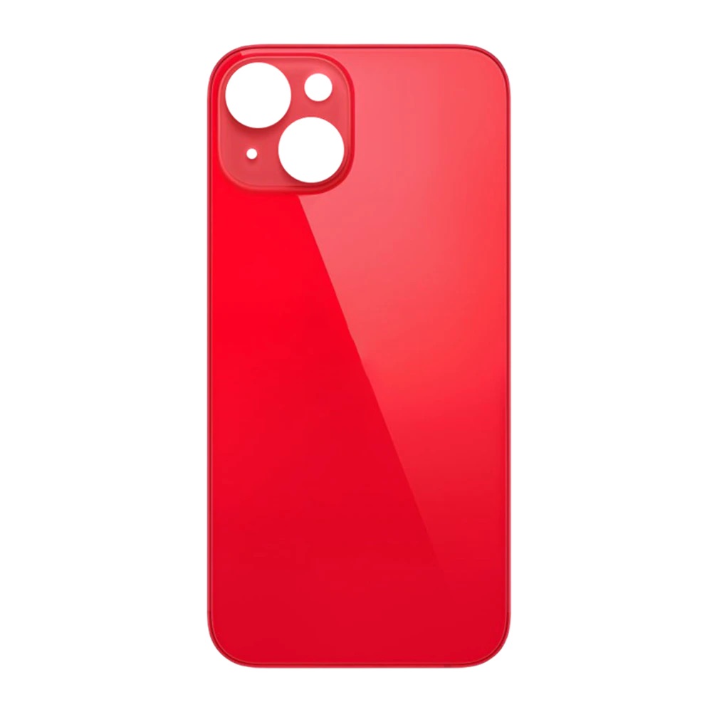 D1618 Red Big Hole Back Glass With Steel Plate(No Small Parts included) Compatible For iPhone 14 Plus– Georgia Phone Case