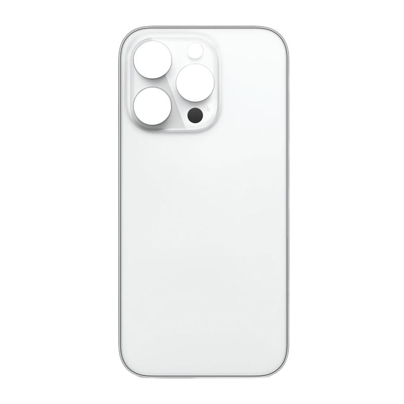 D1603 White Big Hole iPhone 14 Pro 6.1 inch Rear Battery Glass Cover Back Door Premium Quality – Georgia Phone Case