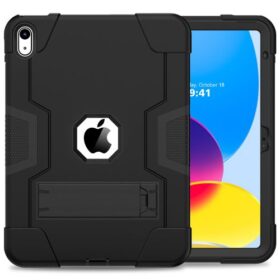 D1-Plain Black 10.9 inches iPad iPad 10th Gen / iPad (A16) 2025 Robot Tablet Hard Case Heavy Duty Back Cover - Georgia Phone Case