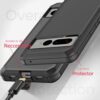 D365 - Black Pixel 7 Pro 6.7 inch 2 in 1 Robot Hard Case Heavy Duty Back Cover (No Clip) – Georgia Phone Case - Image 4