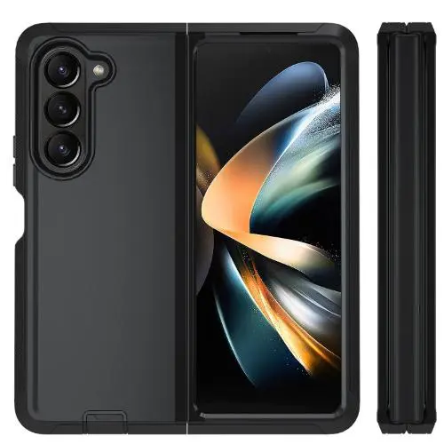 D365 – Black Z Fold 5 6.7 inches 2 in 1 Hybrid Robot Hard Case Heavy Duty Back Cover Defender Style (No Clip) NCO – Georgia Phone Case
