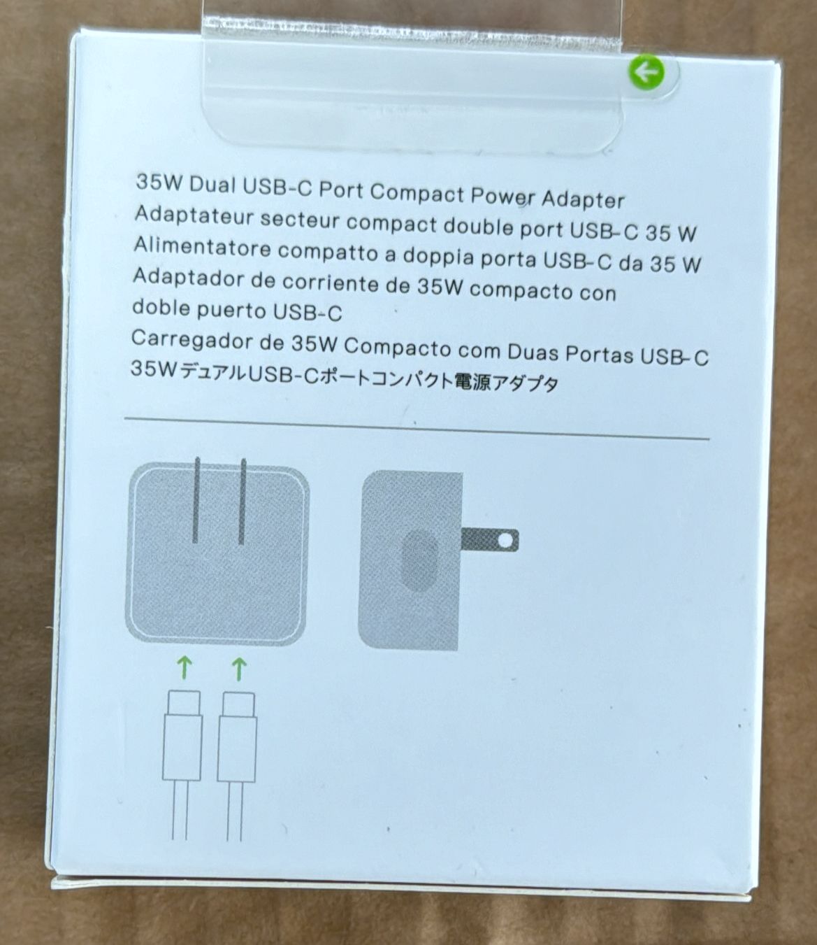 D6018- 35W Dual USB-C PD Wall Charger Fast Charging Adapter for iPhone 15 Pro Ma…