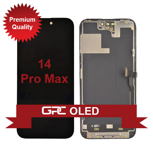 D4913 – OLED LCD Screen Digitizer Assembly With Frame for iPhone 14 Pro Max (High Quality) – Black PM – Georgia Phone Case