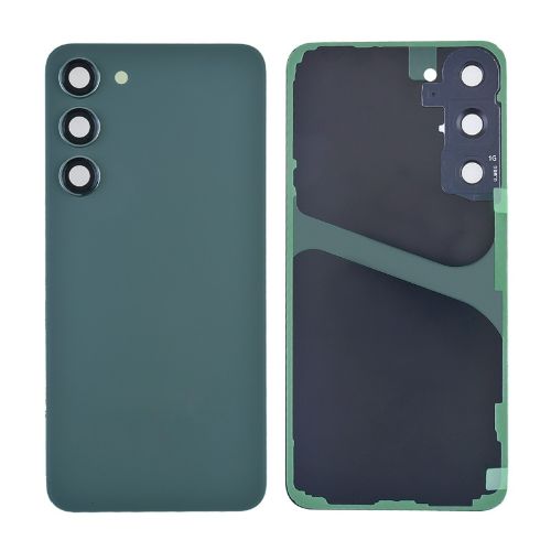 D8133 – Green Back Cover with Camera Glass Lens and Adhesive Tape for Samsung Galaxy S23 Plus S916 – Georgia Phone Case