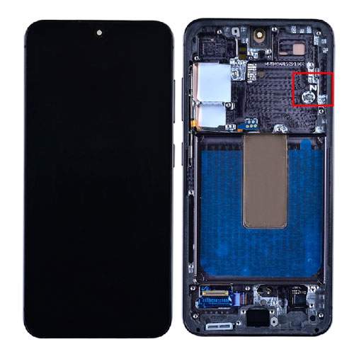 D8152 – Phantom Black OLED Screen Digitizer Assembly with Frame for Samsung Galaxy S23 5G – Georgia Phone Case