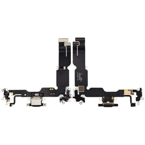 D81469 – Black Charging Port Flex Cable Compatible For iPhone 16 Plus &#82…