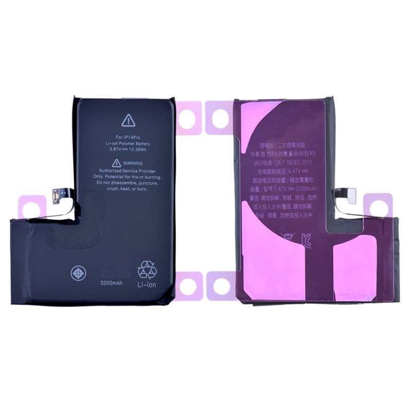 D14722-3.87V 3200mAh Battery with Adhesive for iPhone 14 Pro- Georgia Phone Case