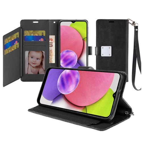 D730- Black iPhone 14 Plus Wallet ID Card Holder Case Cover – Georgia Phone Case