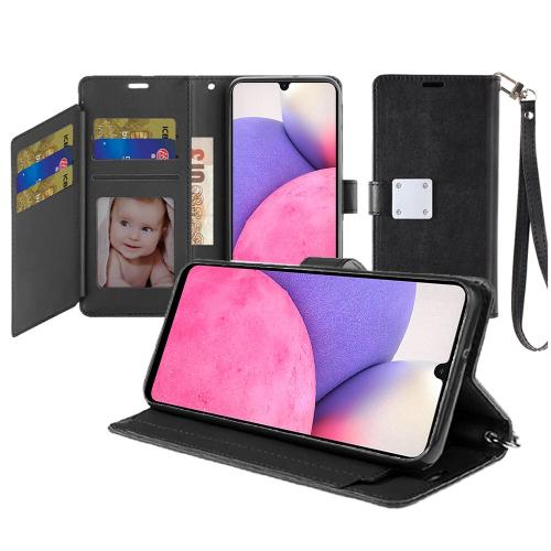 D730- Black iPhone 14 Pro Wallet ID Card Holder Case Cover – Georgia Phone Case