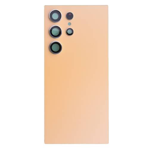 D2127 – Titanium Orange Back Door With Camera Lens For Samsung Galaxy S24 Ultra 5G – Georgia Phone Case