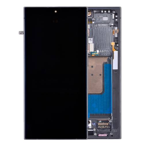 D23146 – Titanium Black OLED Screen Digitizer Assembly with Frame for Samsung Galaxy S24 Ultra 5G S928 – Georgia Phone Case