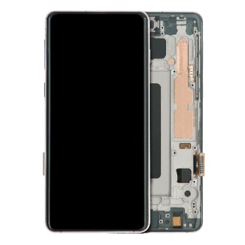 D23148 – Black LCD Assembly With Frame for Samsung Galaxy S10 – Georgia Phone Case