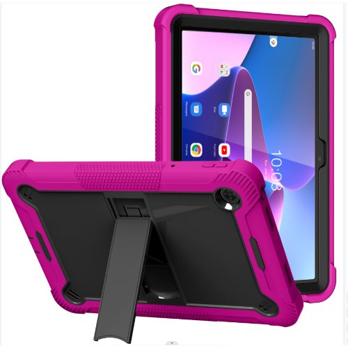 D3- Pink Tough Tablet Strong Kickstand Hybrid Case Cover 13inch 2024 – Georgia Phone Case