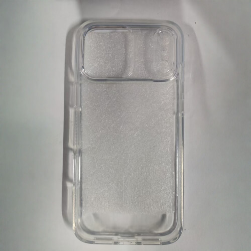 D103 – Silver iPhone 17 Pro Max 6.6 inch Double Tone Protective Case &#821…