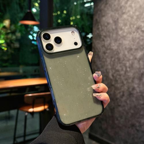 D449-Black iPhone 17 Pro Max 6.9 inch Clear Smooth Safe Matte Feel Hybrid Case &…