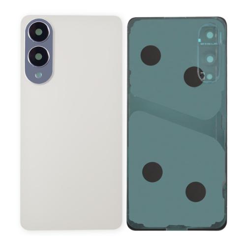 D39867 –Titanium Silver Back Cover with Camera Glass Lens and Adhesive Tape fo…