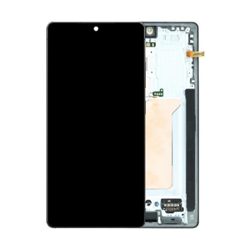 D876621 – Titanium Black OLED Assembly with Frame for Galaxy S25 Ultra (S9…