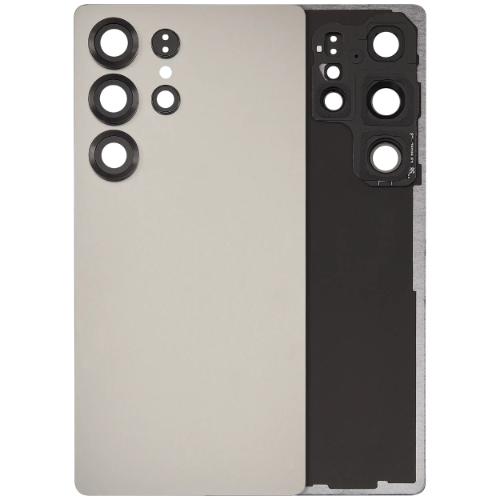 D54343 – Titanium Gray Back Cover Glass With Camera Lens For Samsung Galax…