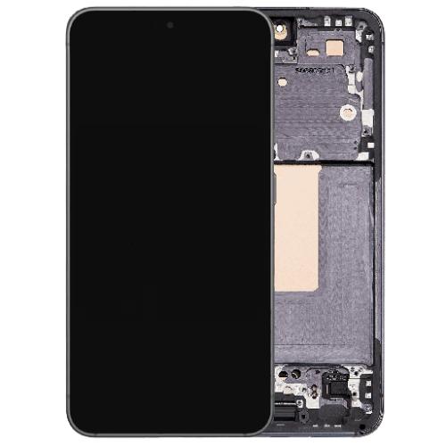 D413226 – OLED Assembly with Frame for Galaxy S23 (S911) (PHANTOM BLACK) (…